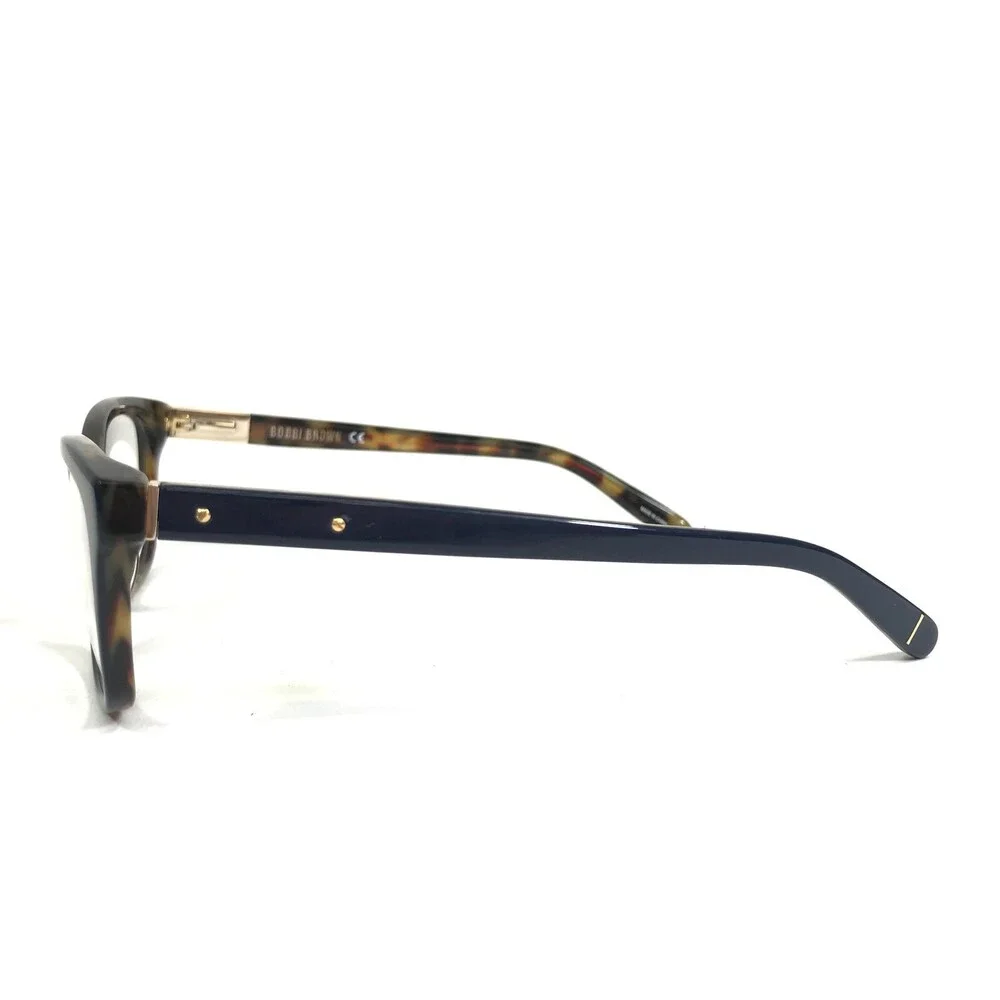 Bobbi Brown Eyeglasses Frames THE INDIA/N JBW Blue Tortoise Cat Eye 52-17-135